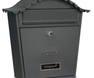 Cutie postala exterior, GAR/N,negru, 370 x 360 x 135 mm